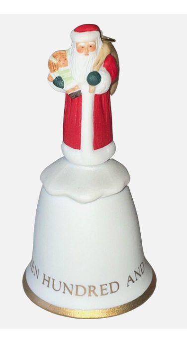 1991 Santas Premiere Porcelain Bell